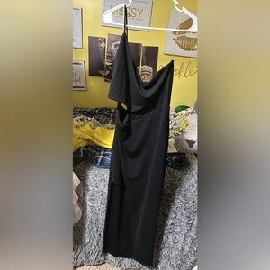 Formal Black one shoulder dress!!
